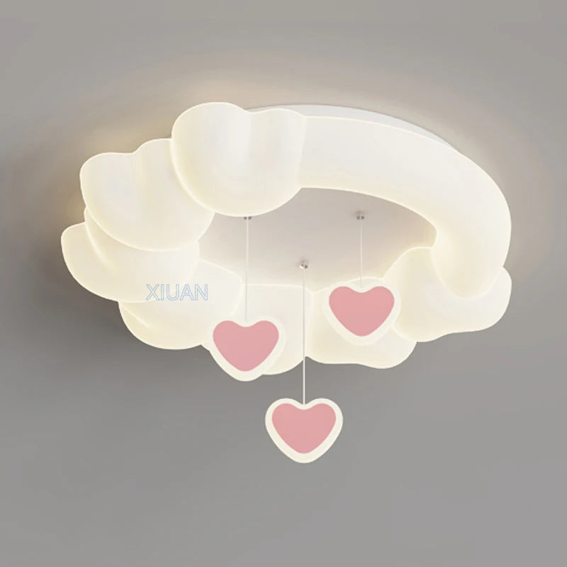 Romantic ceiling light with heart, moon, star and cloud LED night lights