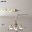 Modern ceramic flower chandelier for contemporary interiors