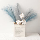Set of artificial pampas for wedding and party decoration