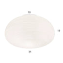 Modern Japanese style glass LED pendant light for elegant interiors