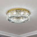 Modern nordic crystal LED ceiling light for interiors