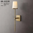 Modern glass LED wall light for interior lighting