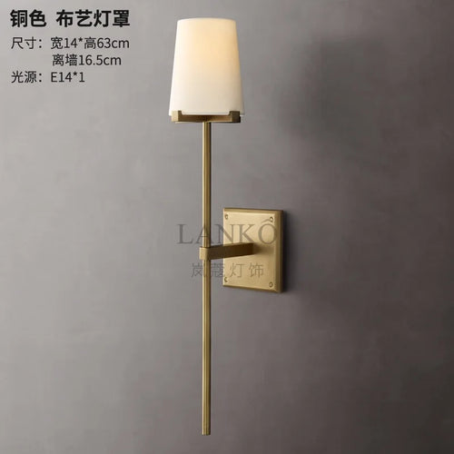 Modern glass LED wall light for interior lighting - vue 11 sur 10