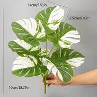 Artificial tropical plant with banana leaves for garden decoration