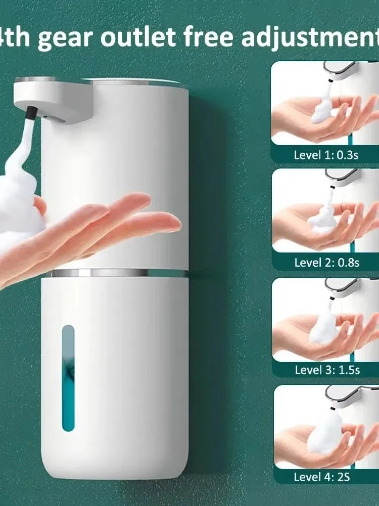 touchless rechargeable automatic foaming soap dispenser