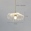 Modern Japanese sunflower glass pendant light decorative