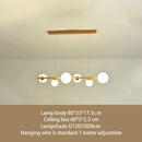 Glass shade chandelier pendant light for home decor