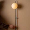 Modern glass wall light for minimalist Nordic interiors