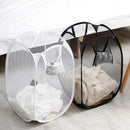 foldable laundry basket ventilated large capacity portable