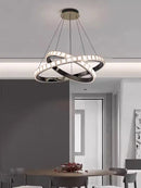 Minimalist aluminium and acrylic pendant light with refined design for interiors
