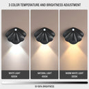 Wireless smart LED wall light with USB motion sensor