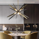 Decorative suspended LED chandelier for modern indoor lighting
