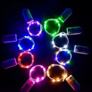 Copper wire LED string lights for festive decorations