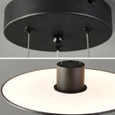 Minimalist adjustable height UFO LED pendant lamp