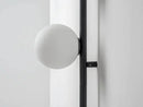 Long LED wall light with cable plug