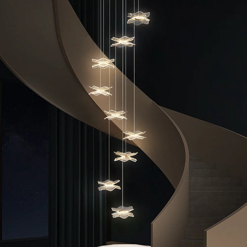 Modern designer ceiling light for elegant indoor lighting - vue 5 sur 12