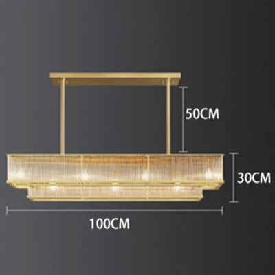 Modern gold crystal chandeliers for indoor lighting - vue 11 sur 14