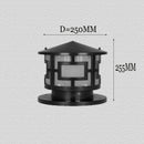Aluminium wall light with decorative Chinese characters