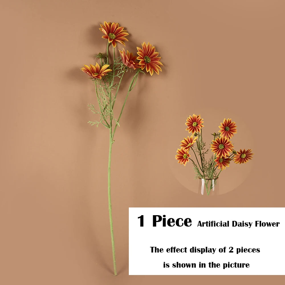 Large artificial daisy bouquet silk flowers wedding decoration - vue 17 sur 18