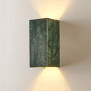 European style luxury green marble decorative LED wall light
