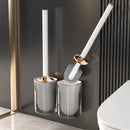 Long handle toilet brush for effective cleaning