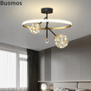 Nordic designer chandelier for elegant modern indoor lighting