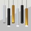 Modern cylindrical pendant light for Nordic interior decor