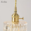 Nordic glass pendant light for elegant interiors