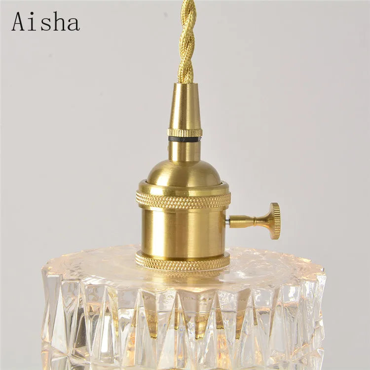 Nordic glass pendant light for elegant interiors - vue 3 sur 7