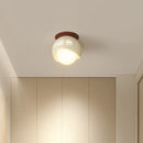 Concealed wabi-sabi style ceiling light in French cream