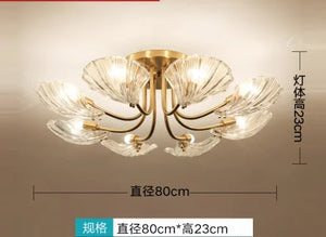 Modern copper chandeliers for elegant indoor lighting