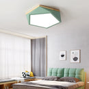 Simple modern geometric LED ceiling lights for lighting