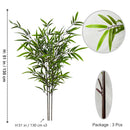 Artificial bamboo leaves for event and party decoration
