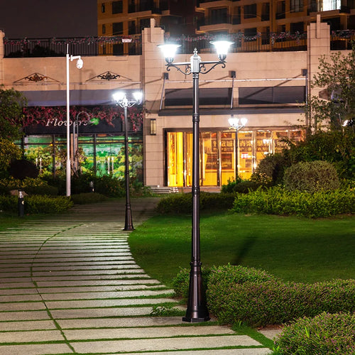 Solar LED garden lamp for outdoor paths and garden - vue 6 sur 13