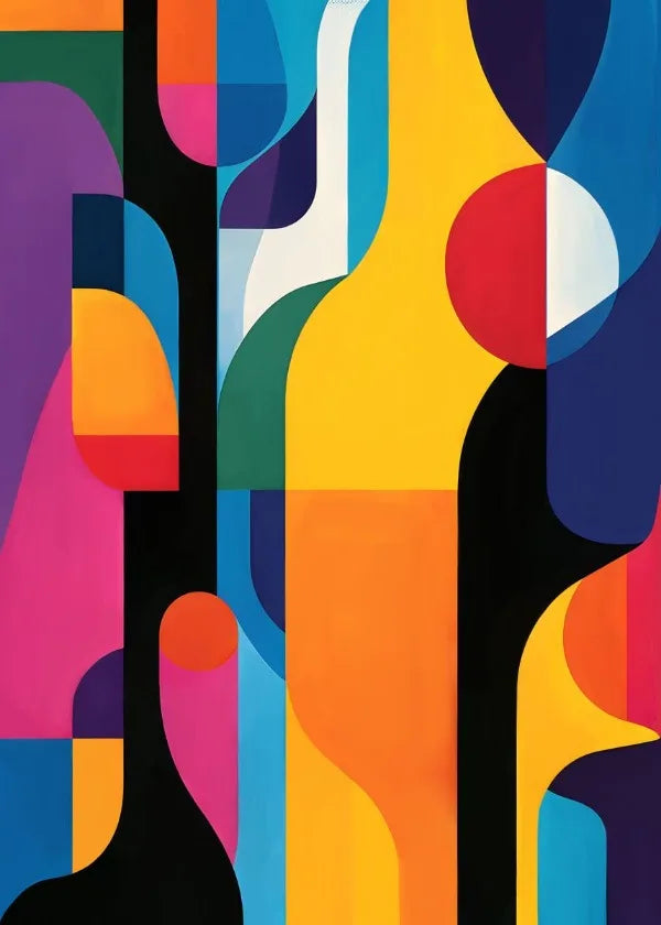 Elegant abstract painting for artistic wall decor