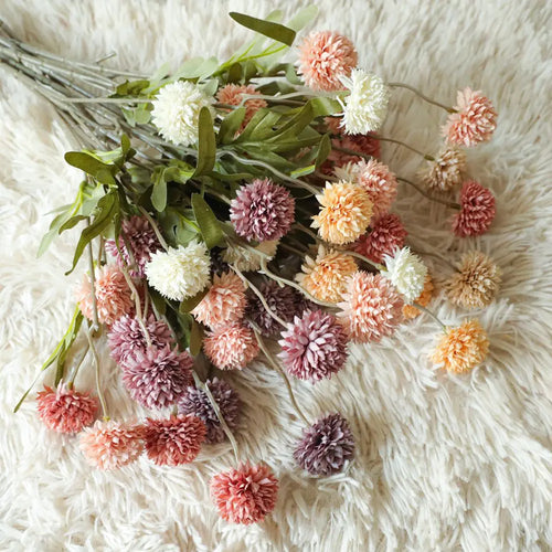 Artificial dandelion flowers wedding bouquet valentine's day gift - vue 6 sur 15