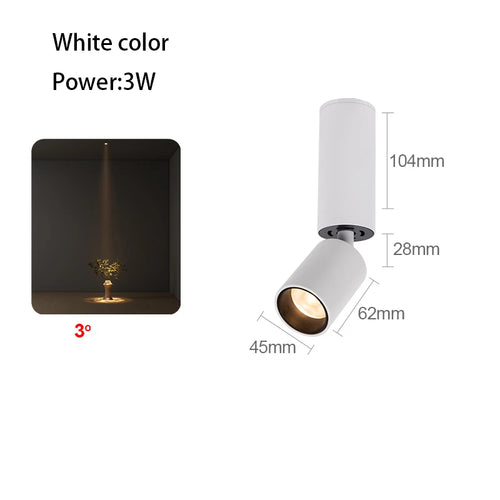 Adjustable angle LED spotlight for optimal ambient lighting - vue 13 sur 19