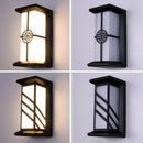 LED outdoor wall light plastic/aluminium waterproof IP65 front door garden patio terrace wall lamp