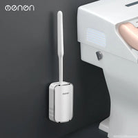 Luxury wall-mounted toilet brush quick cleaning bathroom accessories