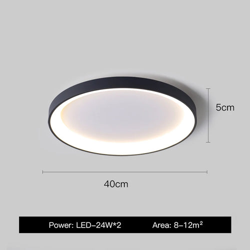 Modern minimalist LED chandelier for trendy interiors 2023 - vue 13 sur 12