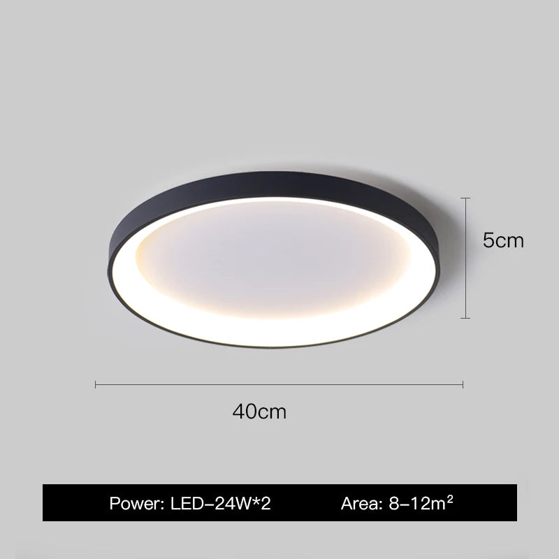 Modern minimalist LED chandelier for trendy interiors 2023 - vue 12 sur 12