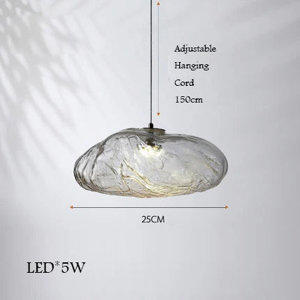 Cloud design glass chandelier for decorative indoor lighting - vue 11 sur 21