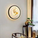 Modern round LED wall light