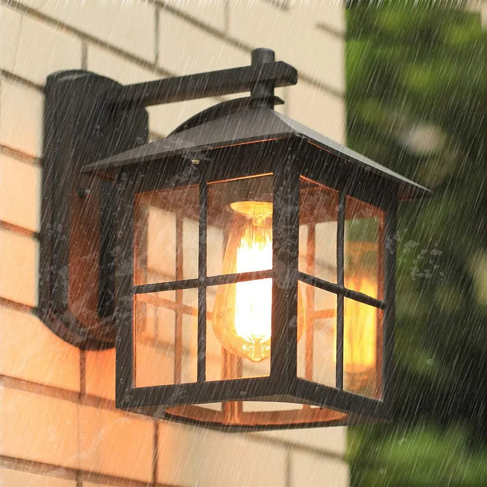 Mengjay outdoor wall light modern waterproof LED lamp for patio and porch