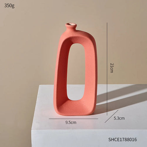 modern ceramic vase for indoor and outdoor decoration - vue 9 sur 13