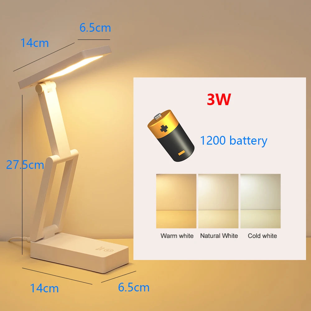 Usb touch led desk lamp with eye protection - vue 10 sur 29