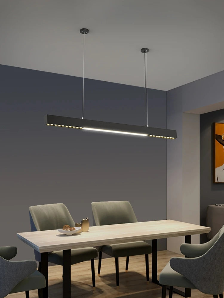 Modern minimalist chandelier for kitchen and office - vue 6 sur 10