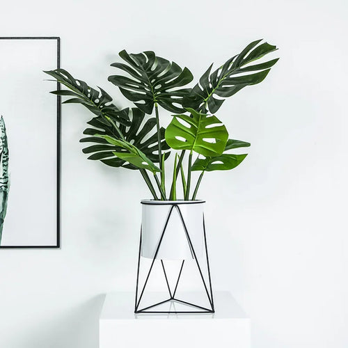 modern iron plant stand for indoor and outdoor decoration - vue 2 sur 18