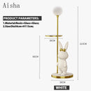 Nordic rabbit floor lamp for children's room