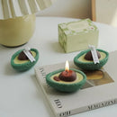 aromatherapy scented candle imitation avocado in soy wax